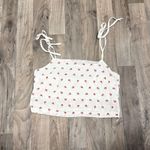 Brandy Melville  floral cropped bows strap tank Photo 1