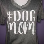 Boutique Grey Dog Mom Graphic Tee Gray Size L Photo 1