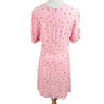 BP Nordstrom  Bubblegum Pink Boho Floral Skater/ Babydoll Dress M Photo 2