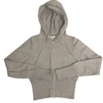 Orange Kiss Gray Hooded Men's Sweater Photo 0