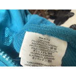 Giorgio Armani ARMANI ECHANGE XL Sweatshirt Shirt Top Bling 1/4 Zip teal Blue Photo 5