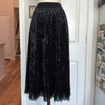 Kobi Halperin velvet lace trim whimsigoth skirt Black Size XL Photo 1