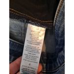 Democracy  Ankle Skinny Jeans Frayed Hem Ab‎ Solution Denim Blue Size 4 Photo 4