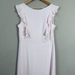 Ted Baker NWT London Ardenia Waterfall Ruffle Maxi Gown Womens 4 US 12 Pink Slit Photo 7