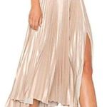 A.L.C. Bobby rose gold pleated midi skirt Photo 1