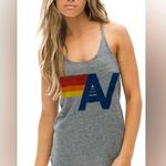Aviator Nation  Logo Tank Top Heather Grey Size S SOLD OUT on Website Photo 0