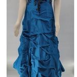 VTG Dresses by Deb Ball Gown Prom Dress Womens 9/10 Blue Pick Up Skirt Fairycore Photo 0