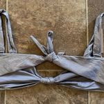 SKIMS Liquid Shine Swim Bandeau Smoke Size 2X Photo 7