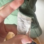 prAna  Centerpiece Wrap Open Front Cardigan Sweater Green Organic Cotton Size M Photo 3