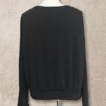 See You Monday  Black Distressed Laser Cut Sweatshirr Photo 1