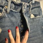 GRLFRND  Karolina High-Rise Medium Wash Distressed Skinny Jeans Size 27 Photo 5