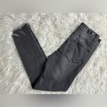 Risen  HIGH RISE FRAYED HEM ANKLE SKINNY Photo 3