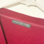 Alexander McQueen  Red Paint Drip Graphic Sweatshirt Pullover Size 36 Photo 3