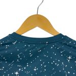Nike  Pro Warm Starry Night Cropped Long Sleeve Top Metallic Stars Training Small Photo 8