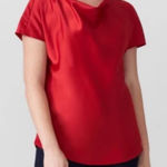 Universal Standard   Viva Boatneck Top Holiday Red Small/14/16 Photo 0