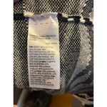 Chico's 2010s Chico’s Black Tribal Fringe Knit Open Cardigan Wrap Size 3 XL Photo 10