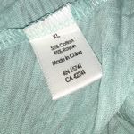 P.J. Salvage Women's Tequila Sunrise Racerback Teal Tank Top Size XL NWT Photo 5