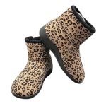 Vionic VANAH ANIMAL PRINT Leopard Print Velcro Boots Photo 0
