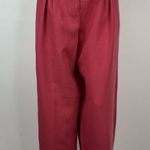 Andrew Marc Marc New York  Pleated Drawstring Pants in Deep Salmon Photo 0