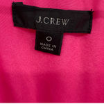 J.Crew Ditsy Floral Mini Dress Faux Wrap V Neck Ruffle Pink White Womens 0 Photo 4