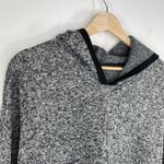 Nautica Black White Grey Long Sleeve Pullover Hoodie Women's Size Small S Photo 2