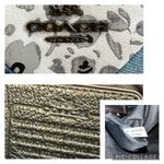 Coach Mercer Bag Satchel 30 in Canyon Quilt Denim Blue Black Shoulder Photo 15