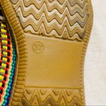 Rainbow Espadrille Open Back Flat Slip Ons Size 7 Women’s Boho Flats Shoes Photo 7