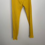 Carbon38 Ribbed 7/8 Legging Womens XS Yellow Athletic Pants Photo 5