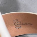 Charles David NEW Charles by White Wedge Espadrille Brit Sandals Photo 6