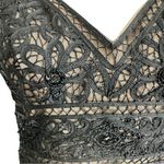 Sue Wong Nocturne Black Cocktail Dress Womens Size 6 Photo 5