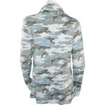 Susan Graver Weekend Regular Neutral Camo Sweater Knit Cowl-Neck Tunic X-Small Photo 7