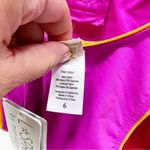 l*space NEW NWT L* Cliffside Pink Zip Front One Piece Colorblock Swimsuit Size 6 Photo 4