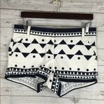 J.Crew  Women’s Shorts Roller Girl Blue White Geometric 6 Photo 1