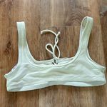 ONIA white erin ribbed bikini top - small Photo 3