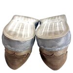 Dingo Playdate Leather Sneakers Tan and Blue Star Sneakers Photo 10