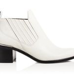 Melrose and Market  White Faux Leather Booties 6.5 M Photo 0