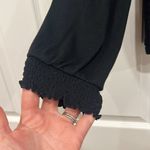 J. Crew Factory High Neck Ruffle Top Black Womens Size XL Photo 4