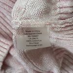 Pink 100% Linen‎ Knit Sweater Sz XS Soft Girl Coquette Preppy Cottage Core Photo 6