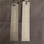 House of Harlow 1960 Bodysuit Top Black Snap Bottom Square Neck Long Sleeve XL Photo 3