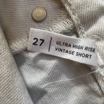 PacSun Two-Tone Ultra High Waisted Vintage Denim Shorts - 27 EUC Photo 5