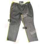 Catherines  Women 24W Rhinestone Straight Leg Black Denim Jeans‎ Casual Western Photo 4