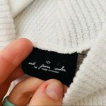 Urban Outfitters  Long Sleeve Waffle Knit Crop Top Ivory Sz Large Photo 3