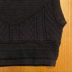 Babaton  Aritzia‎ Pointelle Stitch Stretch Sleeveless Tank Top Black Size XXS Photo 5