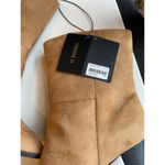 Forever 21 Tan Pointed Toe Ankle Boots Size 10 Faux Suede Cone Heels New Booties Photo 3