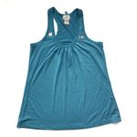 Eyelash Teal Blue Racerback Tank with Grommets Size Small Photo 0
