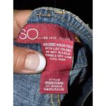 SO Vintage Y2K 2000s  Denim Skirt Size‎ 11 Light Blue Low Rise Mini Beads Beaded Photo 6