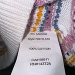 Tribal Jeans Knit Crocheted Tank Pink Photo 5