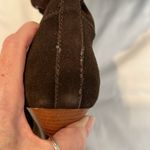 Colin Stuart sz8.5 side zip lace up front 5” heel suede boots EUC minimal wear Photo 14