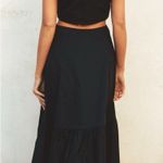 BOBBI ROCCO Axel Midi Ruffle Cut Out Dress Black Size Large NEW WITH TAGS Photo 1