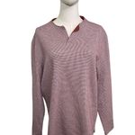 Urban Code The Class Burgundy Houndstooth Long Sleeve Tunic Top M Red Size M Photo 0